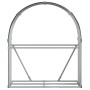 Leñero de acero galvanizado marrón 120x45x140 cm de , Bolsas y soportes de leña - Ref: Foro24-364571, Precio: 59,13 €, Descue...