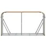 Leñero de acero galvanizado marrón claro 180x45x100 cm de , Bolsas y soportes de leña - Ref: Foro24-364584, Precio: 54,70 €, ...