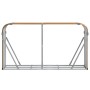 Leñero de acero galvanizado marrón claro 180x45x100 cm de , Bolsas y soportes de leña - Ref: Foro24-364584, Precio: 55,61 €, ...