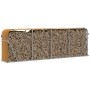 Leñero de acero galvanizado marrón claro 300x45x100 cm de , Bolsas y soportes de leña - Ref: Foro24-364586, Precio: 78,50 €, ...