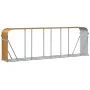 Leñero de acero galvanizado marrón claro 300x45x100 cm de , Bolsas y soportes de leña - Ref: Foro24-364586, Precio: 75,10 €, ...