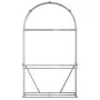 Leñero de acero galvanizado gris claro 120x45x210 cm de , Bolsas y soportes de leña - Ref: Foro24-364552, Precio: 60,27 €, De...
