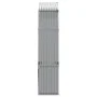 Leñero de acero galvanizado gris claro 120x45x210 cm de , Bolsas y soportes de leña - Ref: Foro24-364552, Precio: 60,27 €, De...