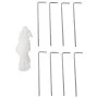 Carpa de celebraciones con 4 paredes de malla 3x3 m de vidaXL, Carpas y cenadores - Ref: Foro24-45108, Precio: 74,12 €, Descu...
