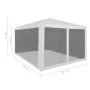Celebration tent with 4 mesh walls 3x3 m by vidaXL, Tents and gazebos - Ref: Foro24-45108, Price: 74,12 €, Discount: %