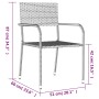 Juego de comedor de jardín 5 piezas ratán sintético negro de , Conjuntos de jardín - Ref: Foro24-3156758, Precio: 244,34 €, D...