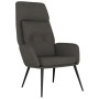 Sillón de relax de piel de ante sintética gris oscuro de , Sillones - Ref: Foro24-341282, Precio: 96,30 €, Descuento: %