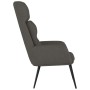Sillón de relax de piel de ante sintética gris oscuro de , Sillones - Ref: Foro24-341282, Precio: 96,30 €, Descuento: %