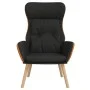 Sillón de relax de tela y PVC negro de , Sillones - Ref: Foro24-341307, Precio: 105,05 €, Descuento: %