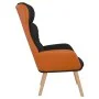 Entspannungssessel aus schwarzem Stoff und PVC von , Sessel - Ref: Foro24-341307, Preis: 105,05 €, Rabatt: %