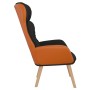 Sillón de relax de tela y PVC negro de , Sillones - Ref: Foro24-341307, Precio: 107,00 €, Descuento: %