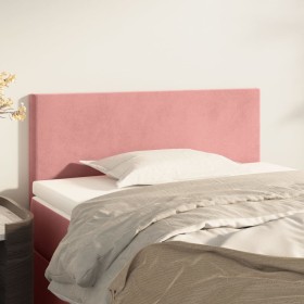 Cabecero de terciopelo rosa 90x5x78/88 cm de , Cabeceros y pies de cama - Ref: Foro24-345763, Precio: 41,79 €, Descuento: %
