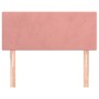 Cabecero de terciopelo rosa 90x5x78/88 cm de , Cabeceros y pies de cama - Ref: Foro24-345763, Precio: 41,79 €, Descuento: %