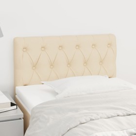 Cabecero de tela color crema 80x7x78/88 cm de , Cabeceros y pies de cama - Ref: Foro24-346303, Precio: 44,44 €, Descuento: %