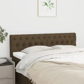 Cabeceros 2 unidades de tela marrón oscuro 80x7x78/88 cm de , Cabeceros y pies de cama - Ref: Foro24-346357, Precio: 80,39 €,...