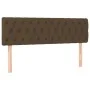 Headboards 2 units of dark brown fabric 80x7x78/88 cm by , Headboards and footboards - Ref: Foro24-346357, Price: 80,39 €, Di...