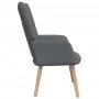 Silla de relajación con reposapiés de tela gris oscuro de , Sillones - Ref: Foro24-327931, Precio: 140,87 €, Descuento: %
