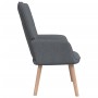 Silla de relajación con reposapiés de tela gris oscuro de , Sillones - Ref: Foro24-327931, Precio: 133,00 €, Descuento: %