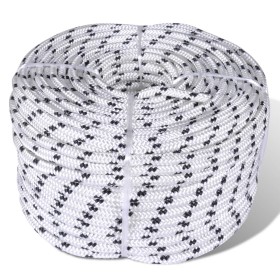 Cuerda trenzada poliéster 6 mm 500 mm blanco de vidaXL, Sogas y cuerdas metálicas - Ref: Foro24-143790, Precio: 92,55 €, Desc...