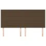 Headboards 4 units of dark brown fabric 80x5x78/88 cm by , Headboards and footboards - Ref: Foro24-3116481, Price: 97,37 €, D...