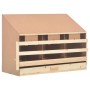 Ponedero para gallinas 4 compartimentos madera pino 93x40x65 cm de vidaXL, Incubadoras de huevos - Ref: Foro24-170655, Precio...