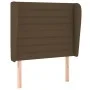 Kopfteil mit dunkelbraunen Stoffohren 83x23x118/128 cm von , Kopf- und Fußteile - Ref: Foro24-3118073, Preis: 68,79 €, Rabatt: %