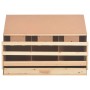 Ponedero para gallinas 4 compartimentos madera pino 93x40x65 cm de vidaXL, Incubadoras de huevos - Ref: Foro24-170655, Precio...