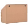 Ponedero para gallinas 4 compartimentos madera pino 93x40x65 cm de vidaXL, Incubadoras de huevos - Ref: Foro24-170655, Precio...