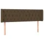 Dark gray fabric headboard 163x16x78/88 cm by , Headboards and footboards - Ref: Foro24-3119113, Price: 90,34 €, Discount: %