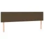 Headboard with LED in dark brown fabric 200x5x78/88 cm by , Headboards and footboards - Ref: Foro24-3121357, Price: 65,55 €, ...