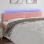 Kopfteil aus rosa Samt mit LED 160x5x78/88 cm von , Kopf- und Fußteile - Ref: Foro24-3121811, Preis: 57,23 €, Rabatt: %