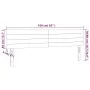 Kopfteil aus rosa Samt mit LED 160x5x78/88 cm von , Kopf- und Fußteile - Ref: Foro24-3121811, Preis: 57,23 €, Rabatt: %