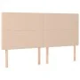 Kopfteil mit LED-Beleuchtung, Cappuccino-Kunstleder, 180 x 5 x 118/128 cm von , Kopf- und Fußteile - Ref: Foro24-3122251, Pre...