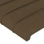 Kopfteil mit LED-Leuchten aus dunkelbraunem Stoff 80x5x118/128 cm von , Kopf- und Fußteile - Ref: Foro24-3122541, Preis: 60,2...