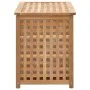 Baúl para la ropa sucia madera maciza nogal 77,5x37,5x46,5 cm de vidaXL, Cestas para ropa - Ref: Foro24-247602, Precio: 101,8...