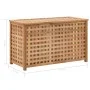 Baúl para la ropa sucia madera maciza nogal 77,5x37,5x46,5 cm de vidaXL, Cestas para ropa - Ref: Foro24-247602, Precio: 101,8...