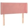 Kopfteil aus rosa Samt mit LED 103x16x78/88 cm von , Kopf- und Fußteile - Ref: Foro24-3122997, Preis: 58,49 €, Rabatt: %