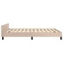 Estructura de cama cabecero cuero sintético capuchino 140x200cm de , Camas y somieres - Ref: Foro24-3125456, Precio: 208,77 €...