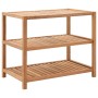 Estantería para baño madera maciza de nogal 65x40x55 cm de vidaXL, Toalleros - Ref: Foro24-247606, Precio: 85,28 €, Descuento: %