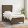 Box spring bed with dark brown fabric mattress 90x200 cm by , Beds and slatted bases - Ref: Foro24-3127776, Price: 338,33 €, ...