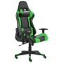 Silla gaming giratoria PVC verde en Sillas gaming | Comprar online en Foru.es