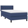 Cama box spring con colchón tela azul 80x200 cm de , Camas y somieres - Ref: Foro24-3129911, Precio: 302,89 €, Descuento: %