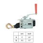 Cabrestante manual con correa 360 kg de vidaXL, Cabrestantes - Ref: Foro24-143993, Precio: 29,74 €, Descuento: %