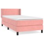 Cama box spring con colchón terciopelo rosa 90x200 cm de , Camas y somieres - Ref: Foro24-3130822, Precio: 301,56 €, Descuent...