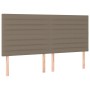 Cama box spring con colchón tela gris taupe 200x200 cm de , Camas y somieres - Ref: Foro24-3132101, Precio: 727,06 €, Descuen...
