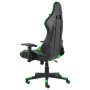 Silla gaming giratoria PVC verde en Sillas gaming | Comprar online en Foru.es
