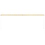 Toldo retráctil 400x150 cm amarillo y blanco de vidaXL, Toldos - Ref: Foro24-143757, Precio: 81,71 €, Descuento: %