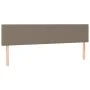 Cama box spring con colchón LED tela gris taupe 200x200 cm de , Camas y somieres - Ref: Foro24-3133585, Precio: 639,96 €, Des...