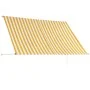 Toldo retráctil 250x150 cm amarillo y blanco de vidaXL, Toldos - Ref: Foro24-143754, Precio: 44,98 €, Descuento: %