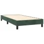 Box spring bed with mattress and LED dark green velvet 90x200 cm by , Beds and slatted bases - Ref: Foro24-3134264, Price: 31...